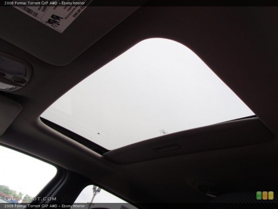 Ebony Interior Sunroof for the 2008 Pontiac Torrent GXP AWD #81663148