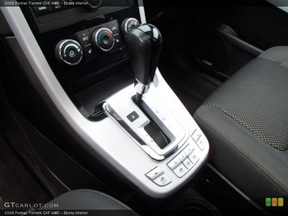 Ebony Interior Transmission for the 2008 Pontiac Torrent GXP AWD #81663178