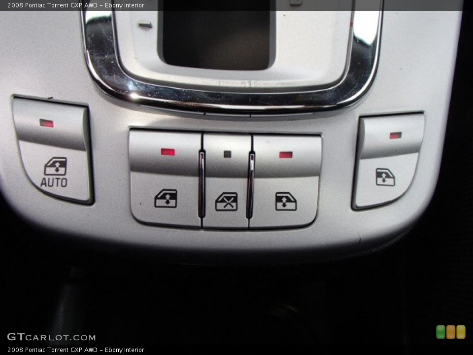 Ebony Interior Controls for the 2008 Pontiac Torrent GXP AWD #81663198