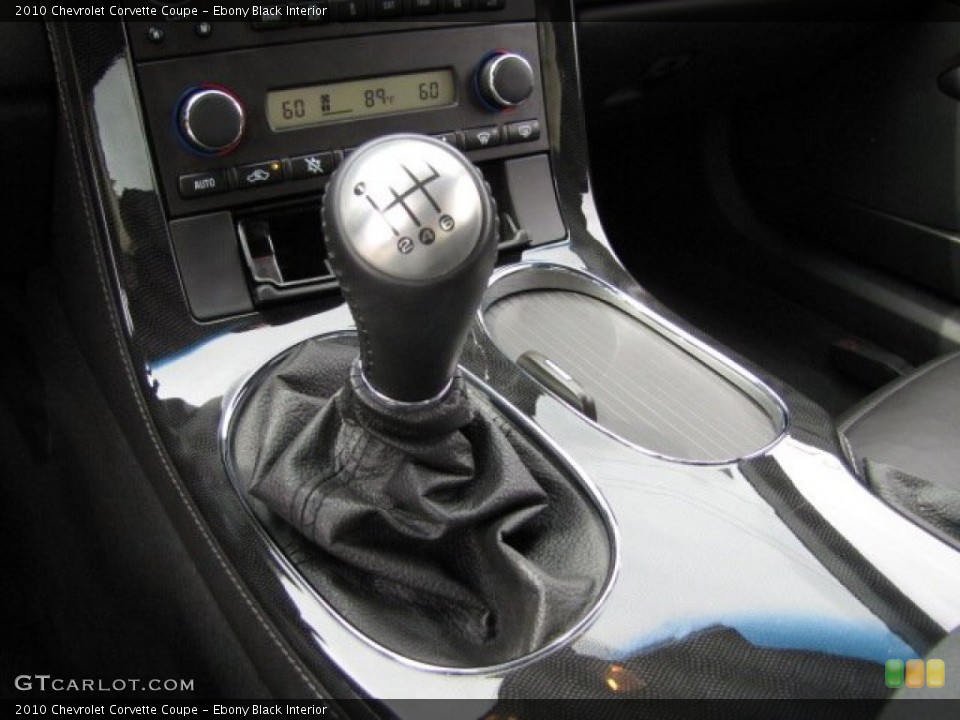 Ebony Black Interior Transmission for the 2010 Chevrolet Corvette Coupe #81666098