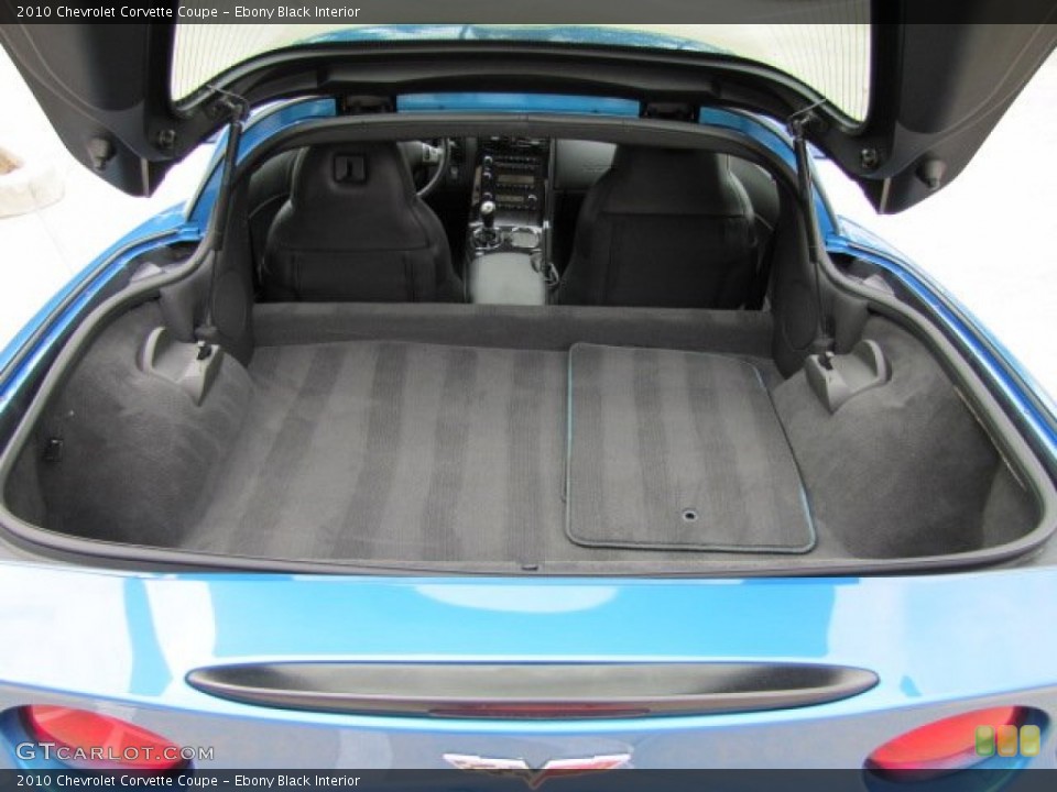 Ebony Black Interior Trunk for the 2010 Chevrolet Corvette Coupe #81666211