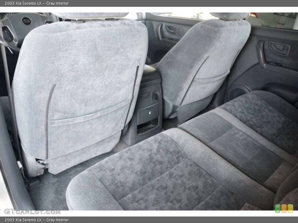 Gray Interior Rear Seat for the 2003 Kia Sorento LX #81667588