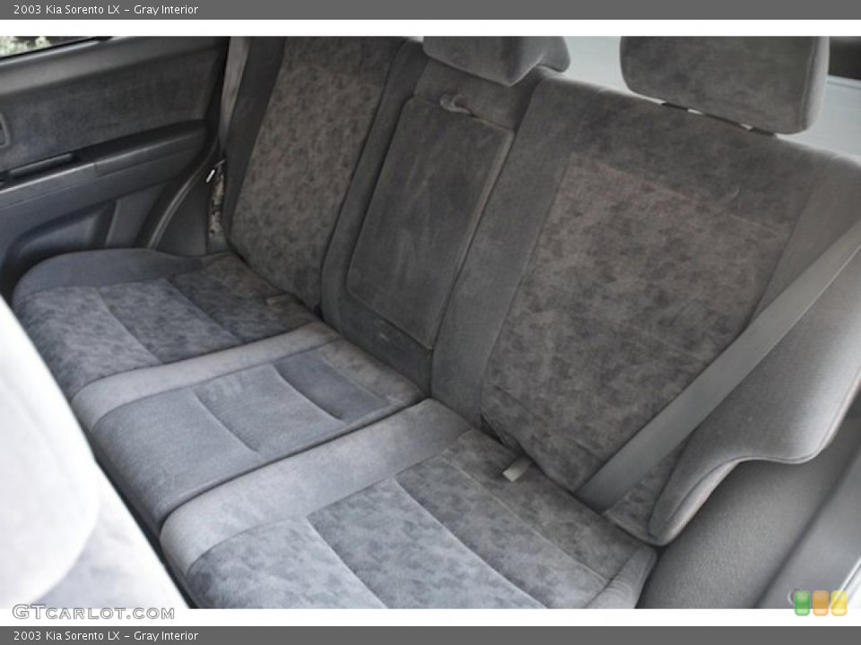Gray Interior Rear Seat for the 2003 Kia Sorento LX #81667609