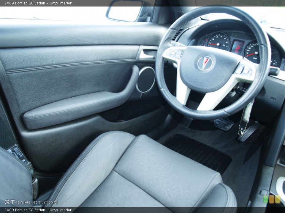 Onyx Interior Front Seat for the 2009 Pontiac G8 Sedan #81667637
