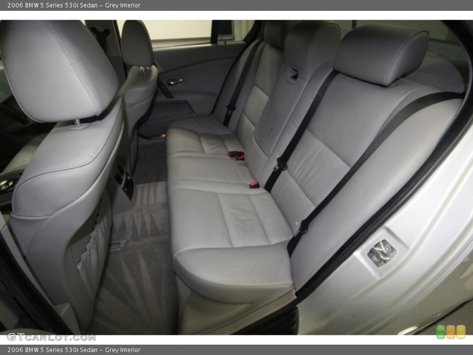 Grey Interior Rear Seat for the 2006 BMW 5 Series 530i Sedan #81667987