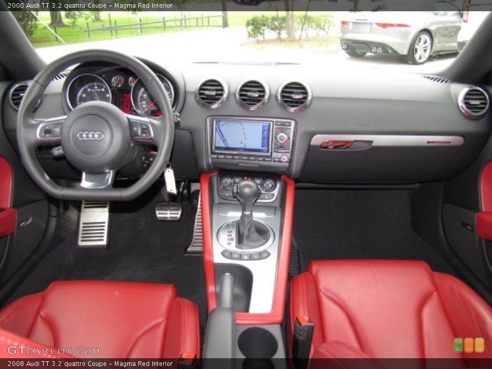 Magma Red Interior Dashboard for the 2008 Audi TT 3.2 quattro Coupe #81668079