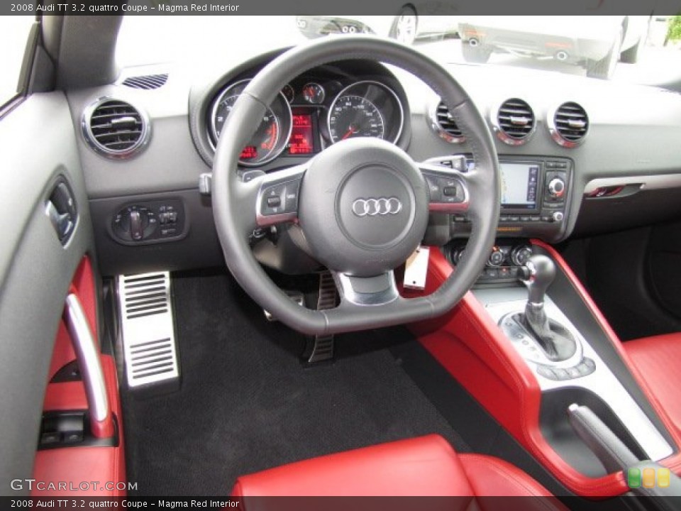 Magma Red Interior Dashboard for the 2008 Audi TT 3.2 quattro Coupe #81668320