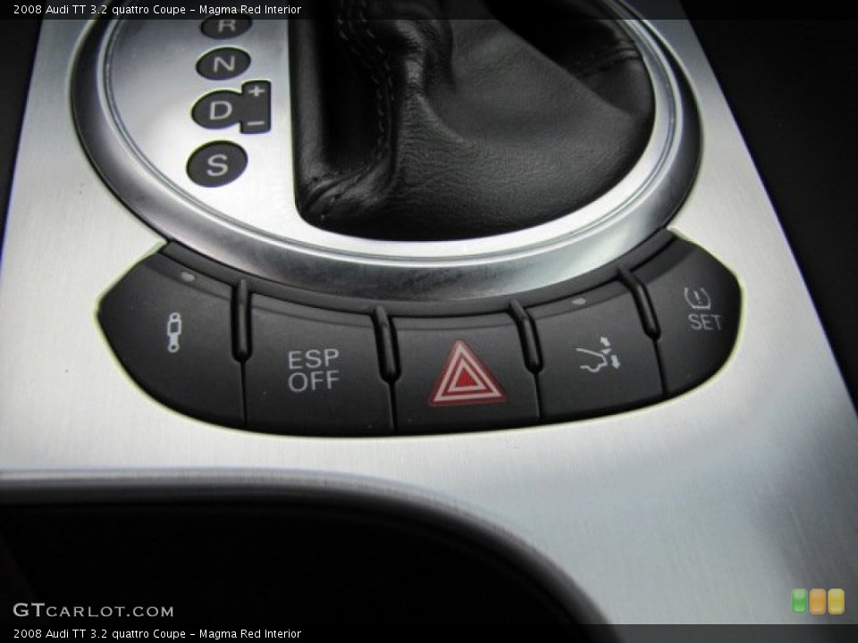 Magma Red Interior Controls for the 2008 Audi TT 3.2 quattro Coupe #81668523