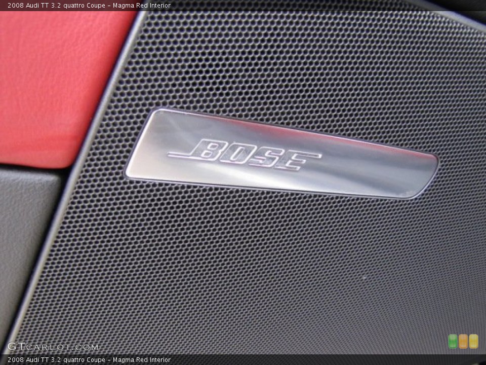 Magma Red Interior Audio System for the 2008 Audi TT 3.2 quattro Coupe #81668689