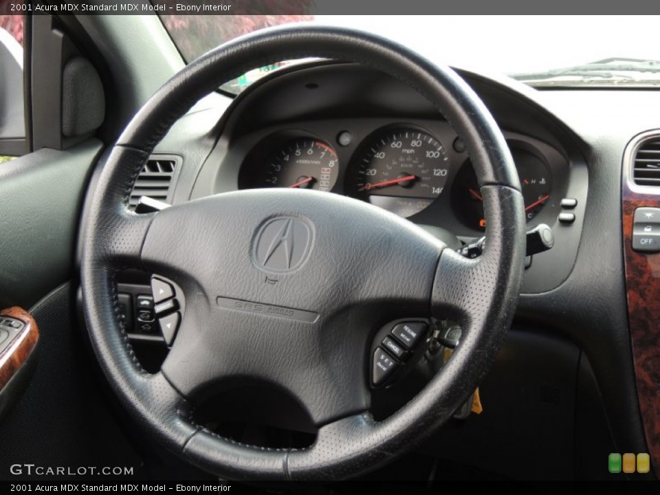 Ebony Interior Steering Wheel for the 2001 Acura MDX  #81671020