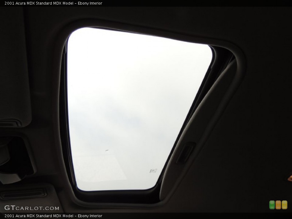 Ebony Interior Sunroof for the 2001 Acura MDX  #81671110
