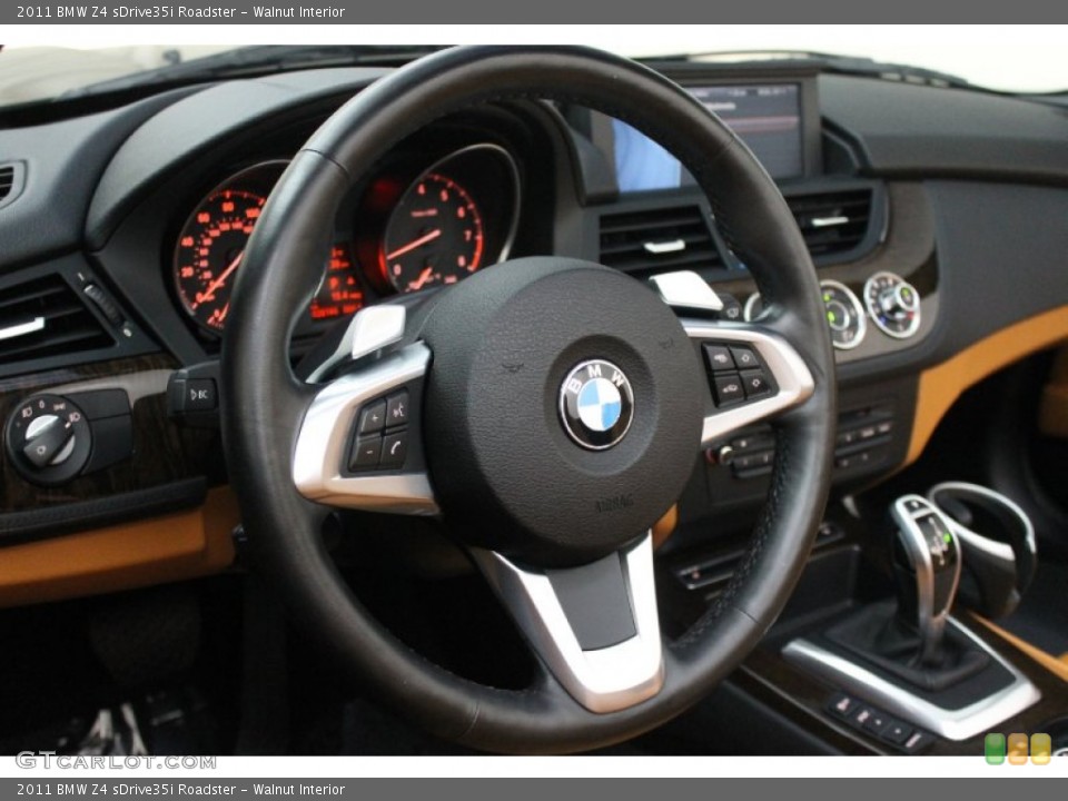 Walnut Interior Steering Wheel for the 2011 BMW Z4 sDrive35i Roadster #81673792