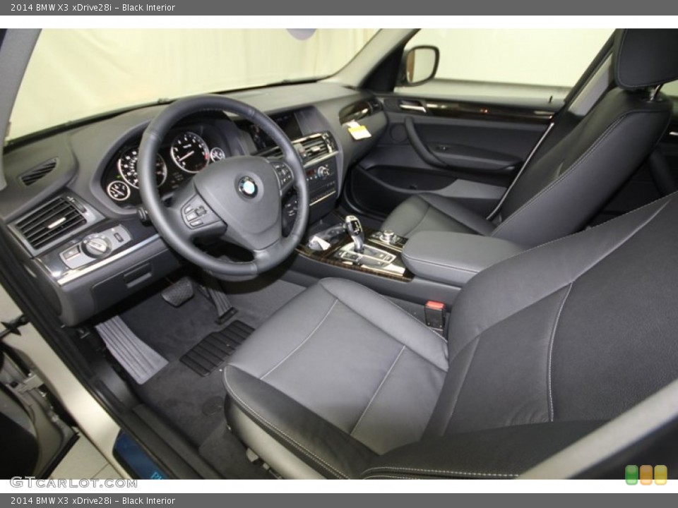 Black Interior Prime Interior for the 2014 BMW X3 xDrive28i #81673828