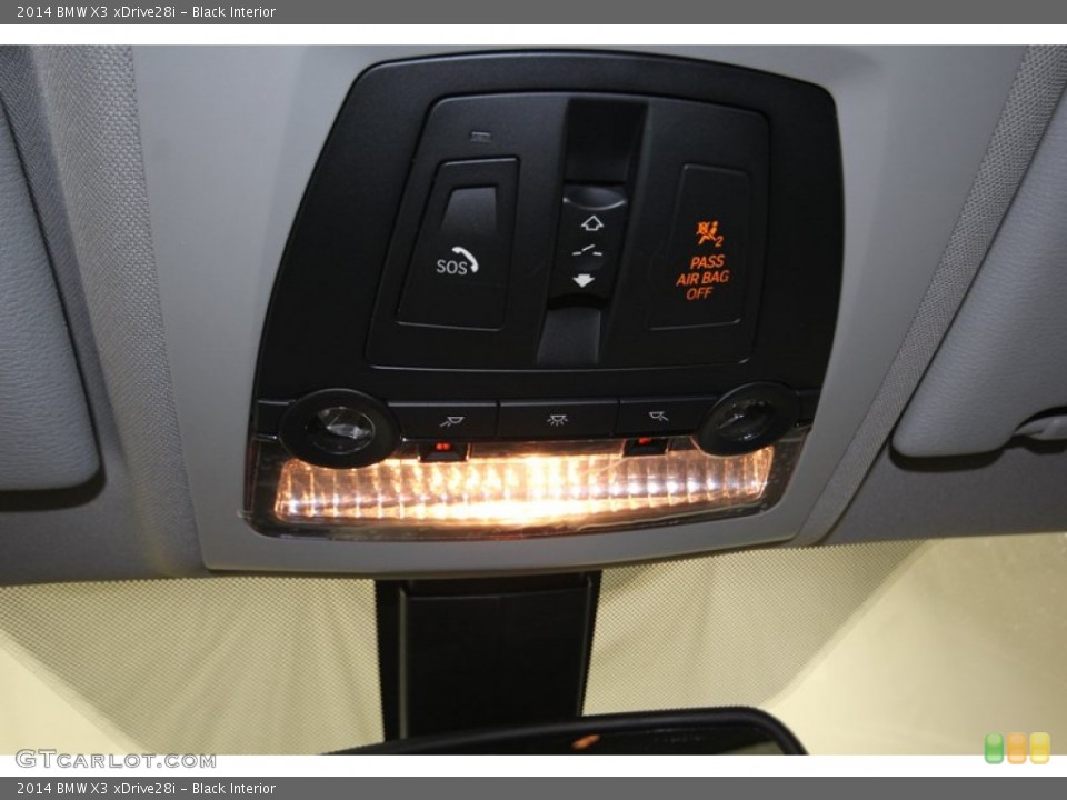 Black Interior Controls for the 2014 BMW X3 xDrive28i #81673920