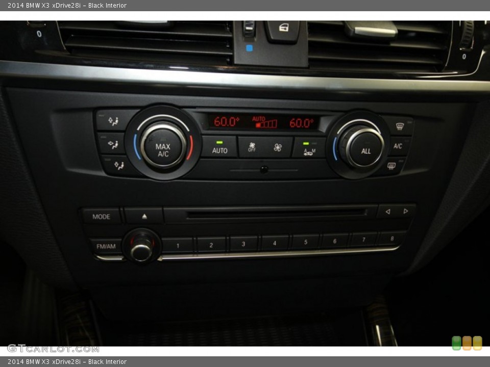 Black Interior Controls for the 2014 BMW X3 xDrive28i #81673977