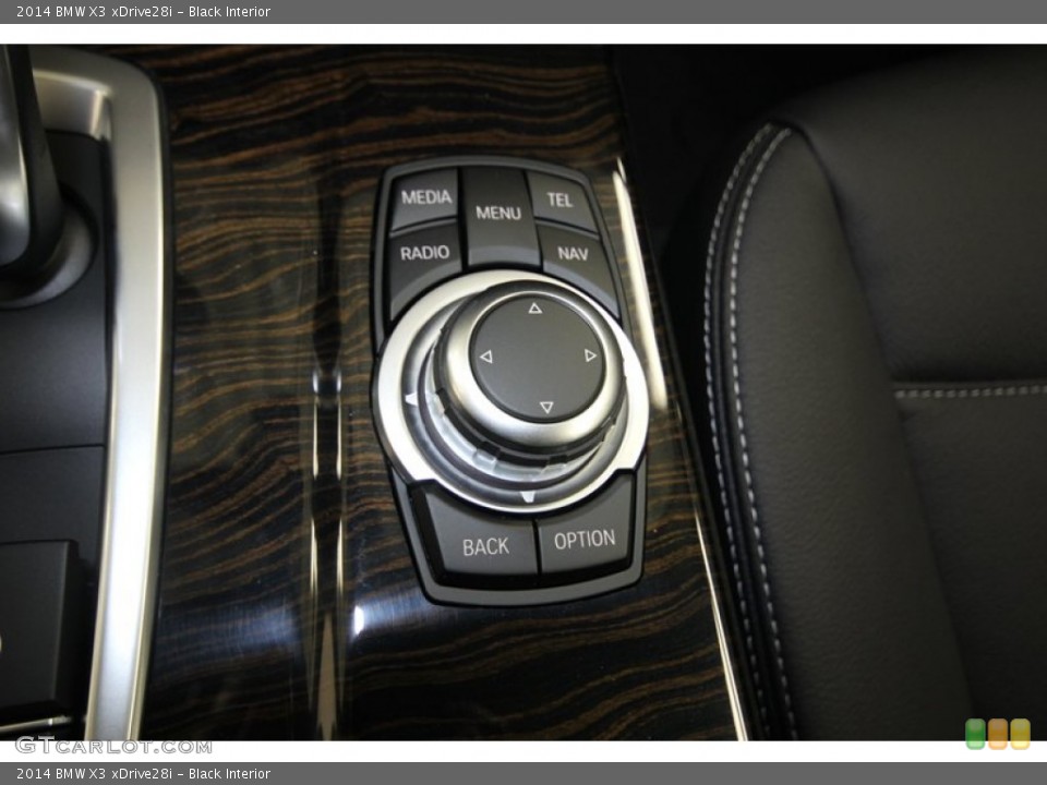 Black Interior Controls for the 2014 BMW X3 xDrive28i #81674014