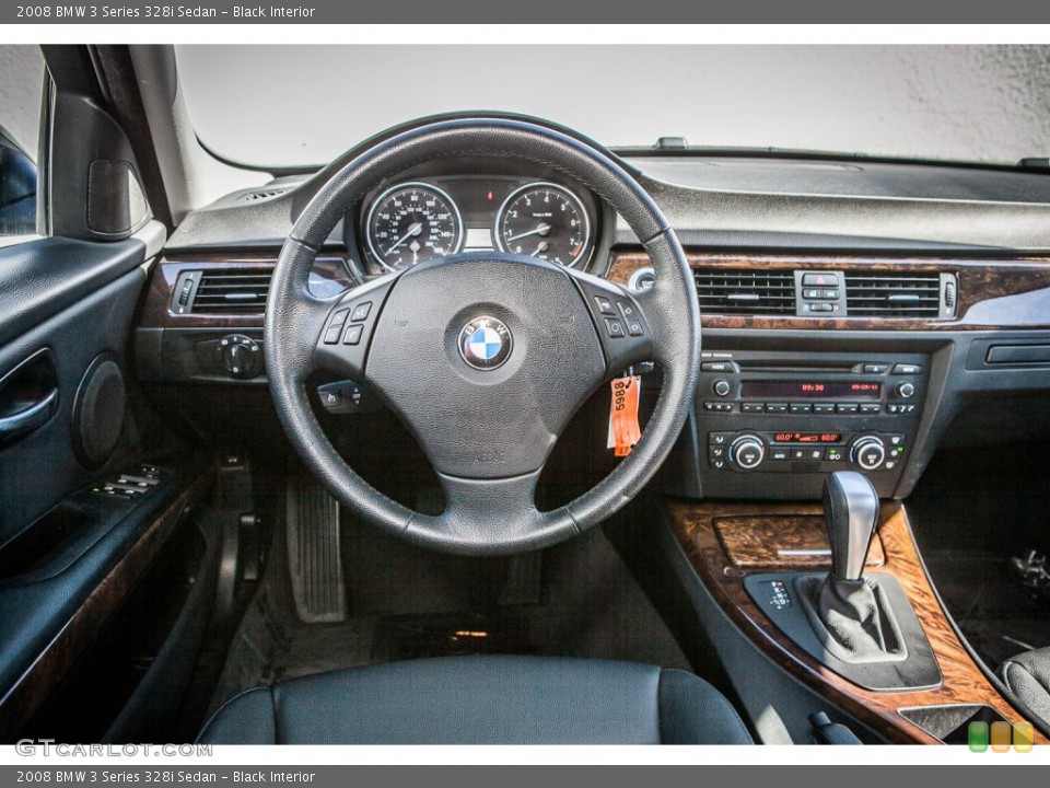 Black Interior Dashboard for the 2008 BMW 3 Series 328i Sedan #81676015
