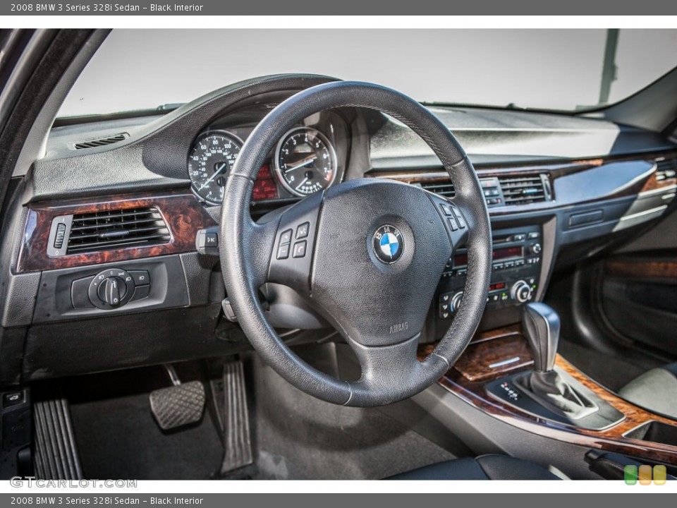 Black Interior Dashboard for the 2008 BMW 3 Series 328i Sedan #81676432