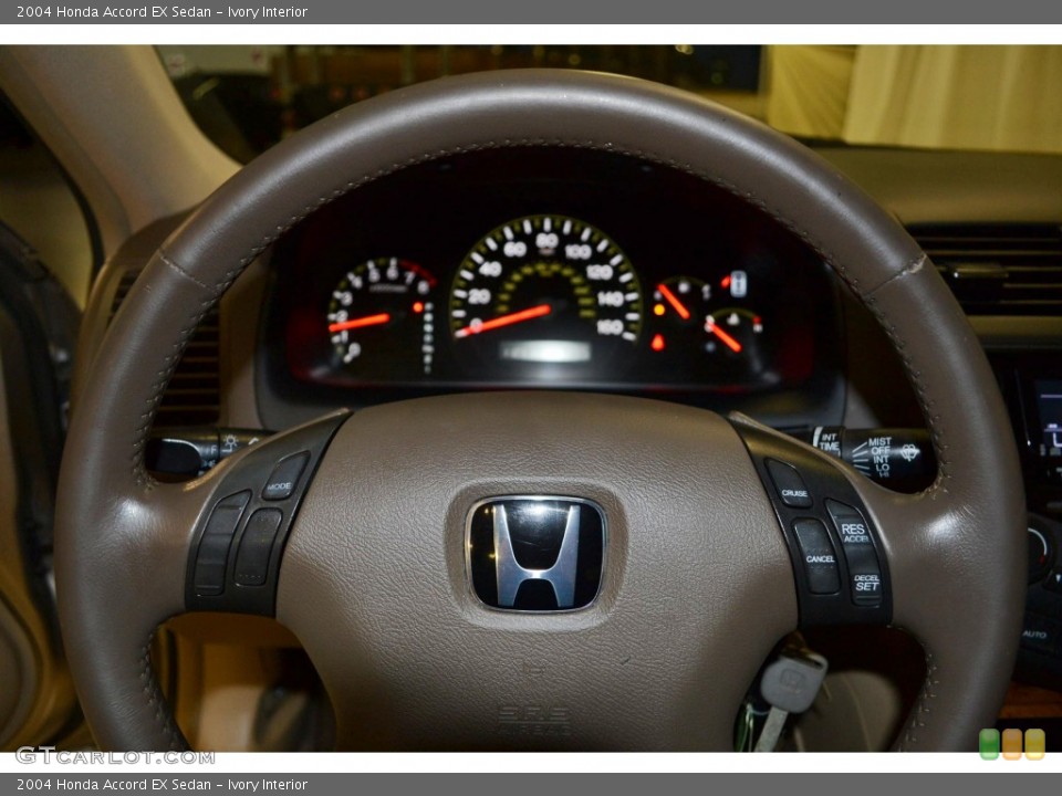 Ivory Interior Steering Wheel for the 2004 Honda Accord EX Sedan #81677104