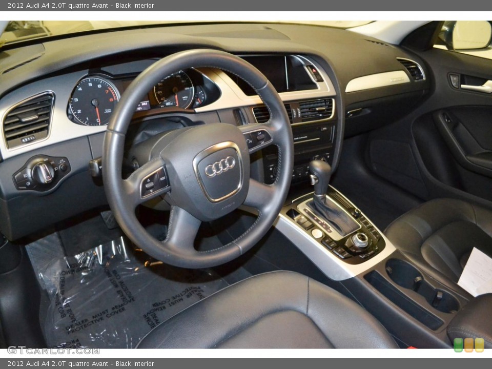 Black Interior Photo for the 2012 Audi A4 2.0T quattro Avant #81677482