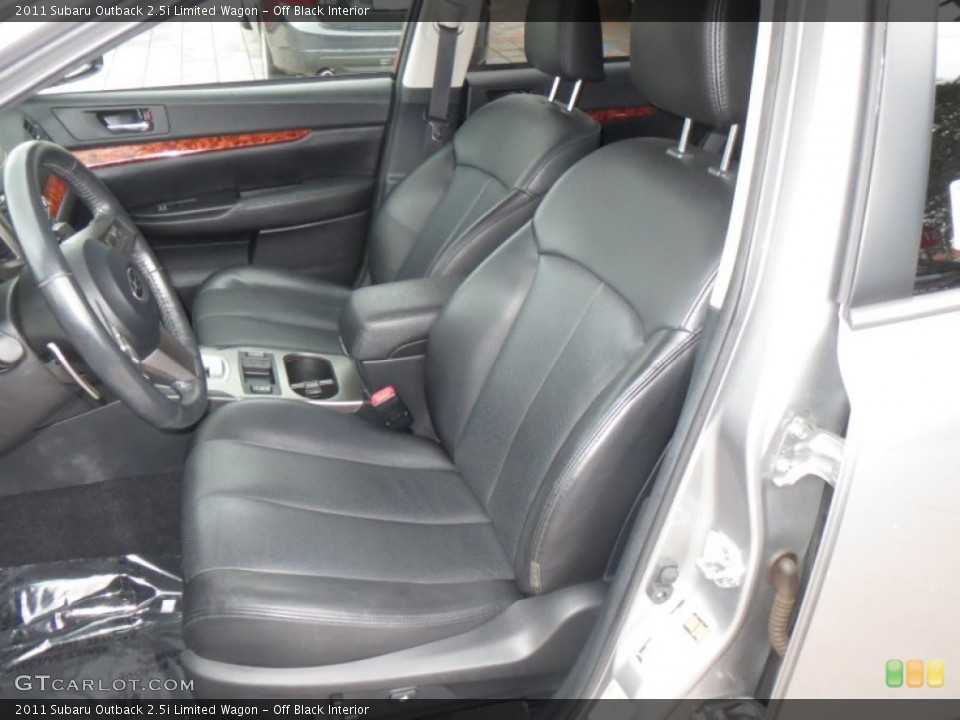 Off Black Interior Photo for the 2011 Subaru Outback 2.5i Limited Wagon #81679594