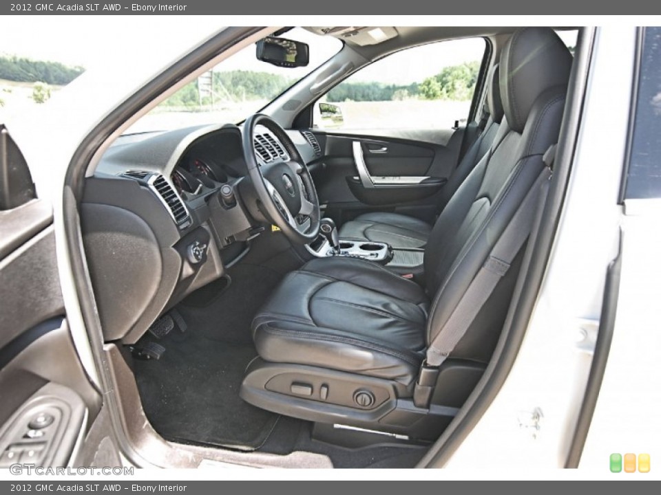 Ebony Interior Photo for the 2012 GMC Acadia SLT AWD #81680047