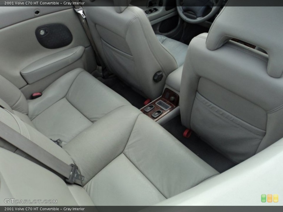 Gray Interior Rear Seat for the 2001 Volvo C70 HT Convertible #81680800