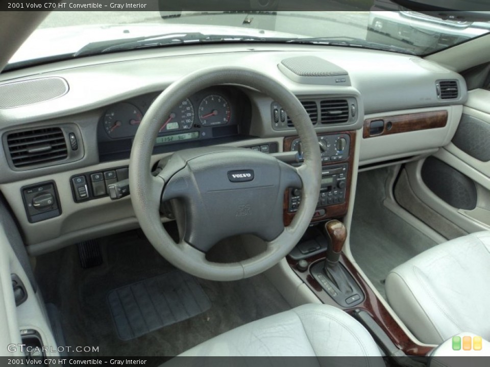 Gray Interior Dashboard for the 2001 Volvo C70 HT Convertible #81680809
