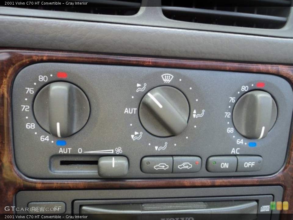 Gray Interior Controls for the 2001 Volvo C70 HT Convertible #81680853