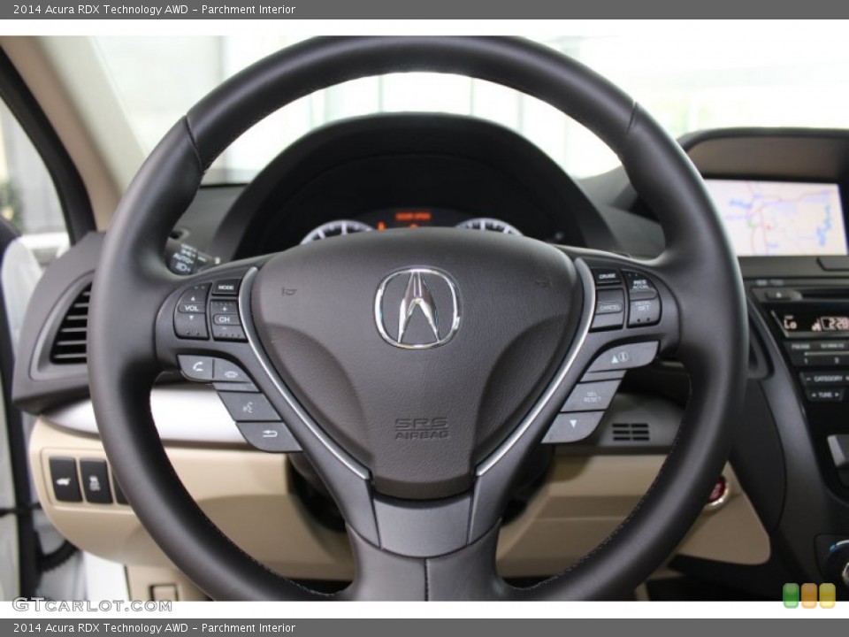 Parchment Interior Steering Wheel for the 2014 Acura RDX Technology AWD #81683818