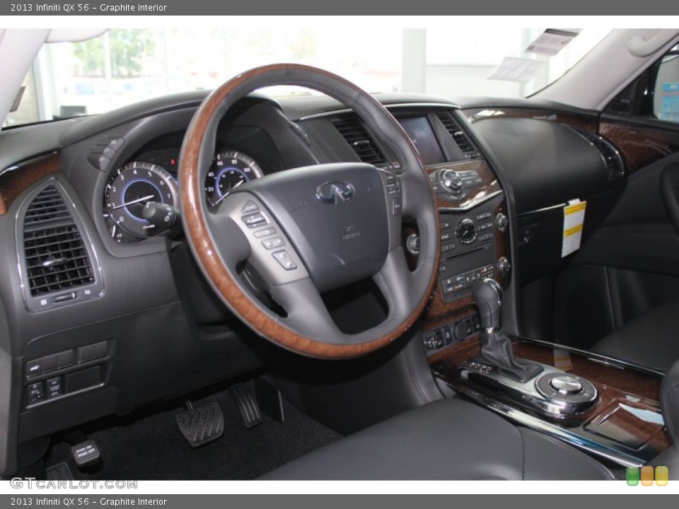 Graphite Interior Dashboard for the 2013 Infiniti QX 56 #81684064
