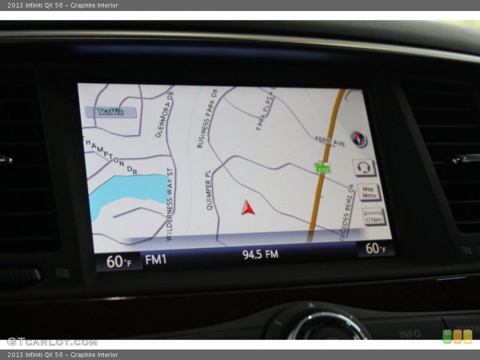 Graphite Interior Navigation for the 2013 Infiniti QX 56 #81684112