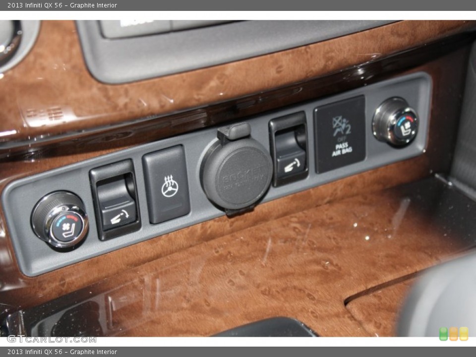 Graphite Interior Controls for the 2013 Infiniti QX 56 #81684139