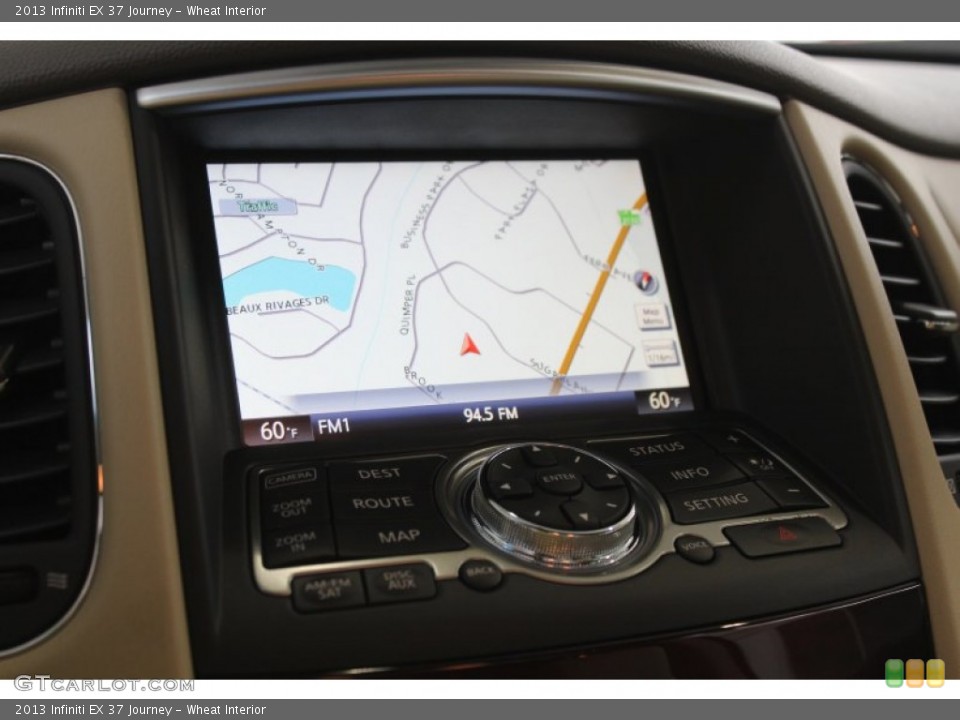 Wheat Interior Navigation for the 2013 Infiniti EX 37 Journey #81684397