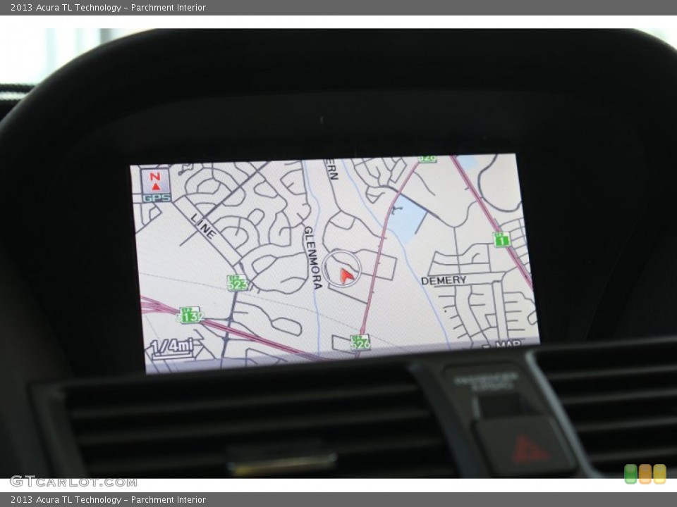 Parchment Interior Navigation for the 2013 Acura TL Technology #81684526