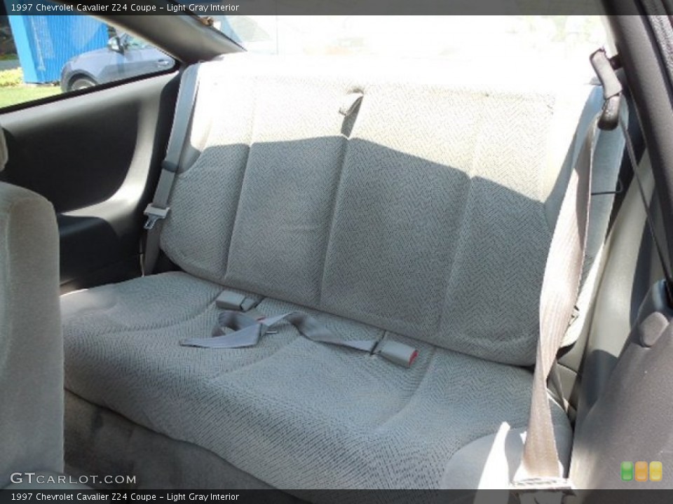 Light Gray Interior Rear Seat for the 1997 Chevrolet Cavalier Z24 Coupe #81686748