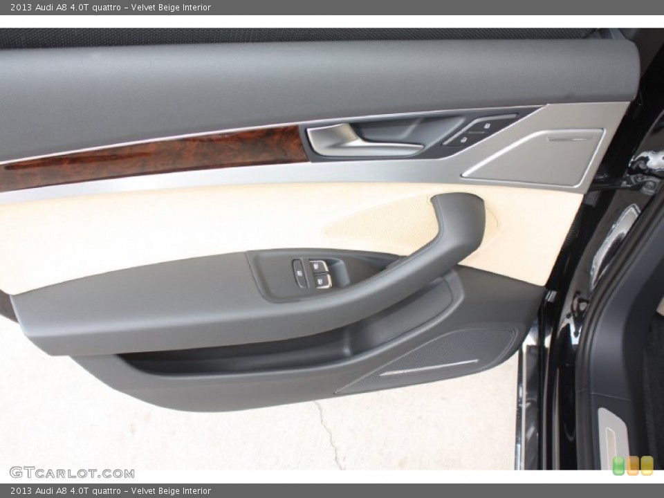 Velvet Beige Interior Door Panel for the 2013 Audi A8 4.0T quattro #81687162