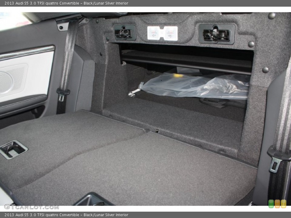 Black/Lunar Silver Interior Trunk for the 2013 Audi S5 3.0 TFSI quattro Convertible #81688980