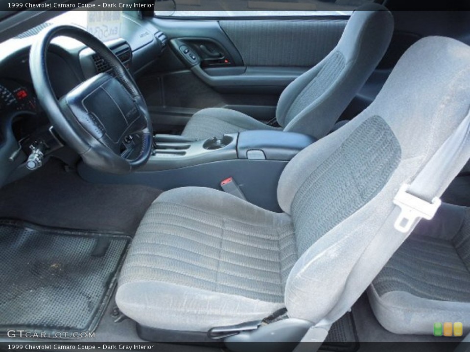 Dark Gray Interior Front Seat for the 1999 Chevrolet Camaro Coupe #81690285