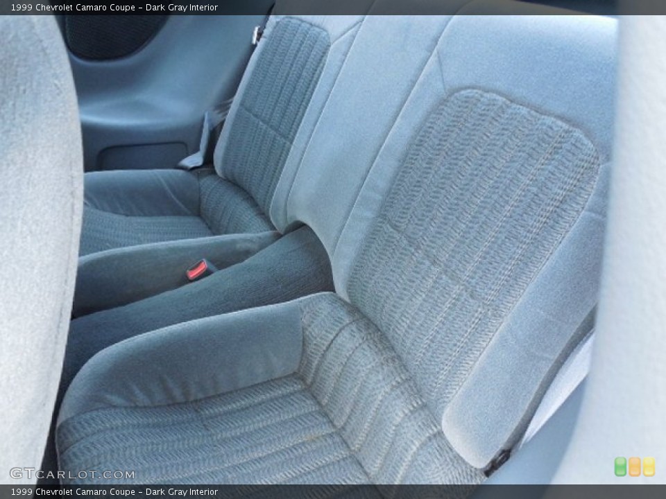 Dark Gray Interior Rear Seat for the 1999 Chevrolet Camaro Coupe #81690309