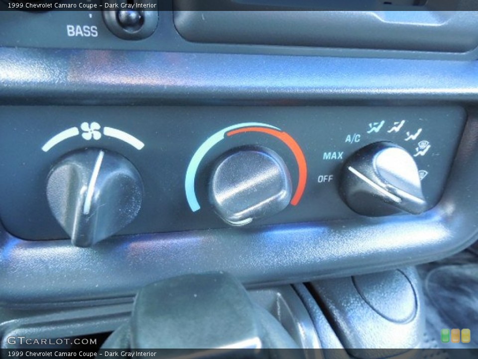 Dark Gray Interior Controls for the 1999 Chevrolet Camaro Coupe #81690630