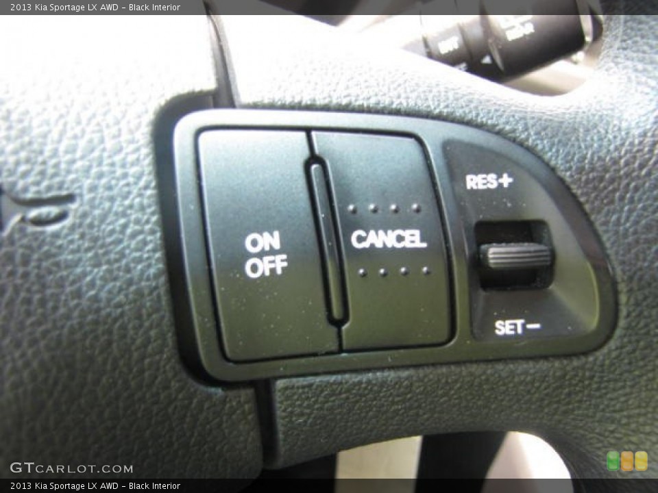 Black Interior Controls for the 2013 Kia Sportage LX AWD #81696684