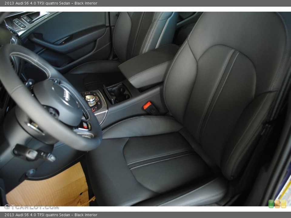Black Interior Front Seat for the 2013 Audi S6 4.0 TFSI quattro Sedan #81698875