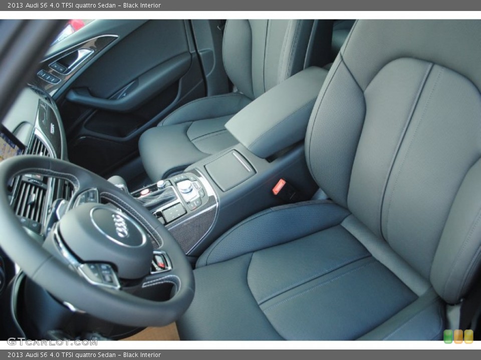 Black Interior Front Seat for the 2013 Audi S6 4.0 TFSI quattro Sedan #81699618