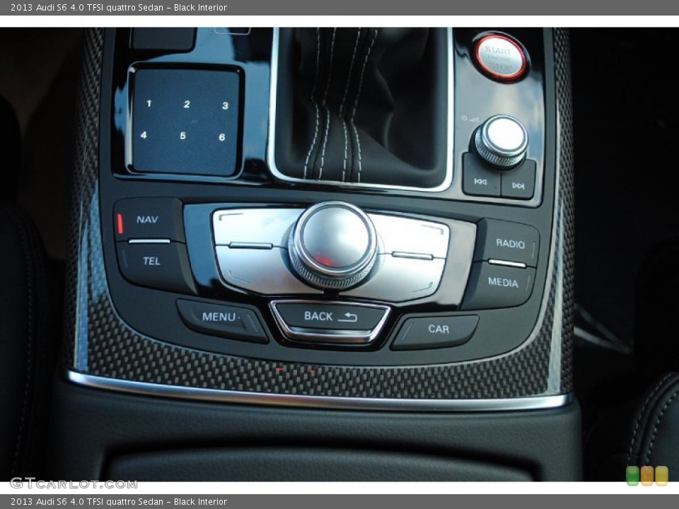 Black Interior Controls for the 2013 Audi S6 4.0 TFSI quattro Sedan #81699741
