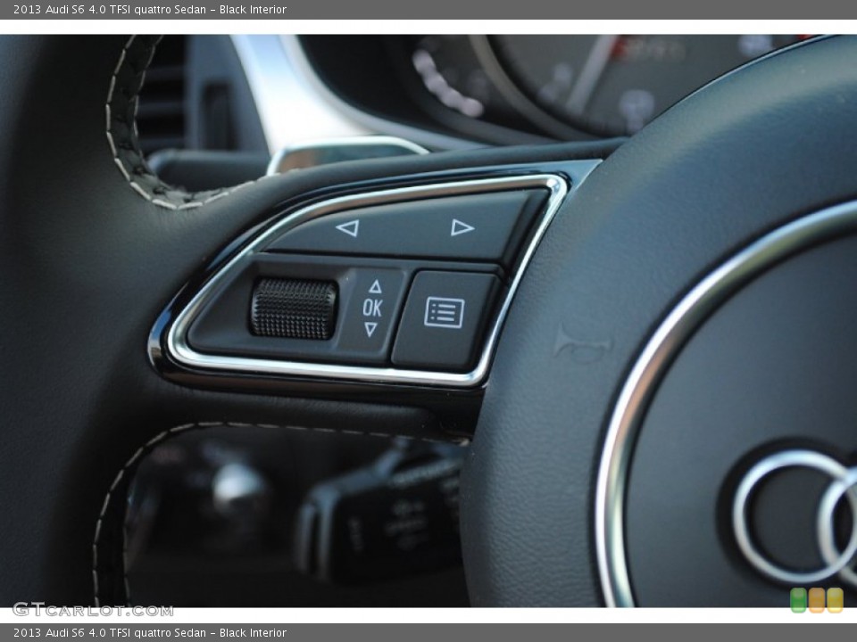 Black Interior Controls for the 2013 Audi S6 4.0 TFSI quattro Sedan #81699780