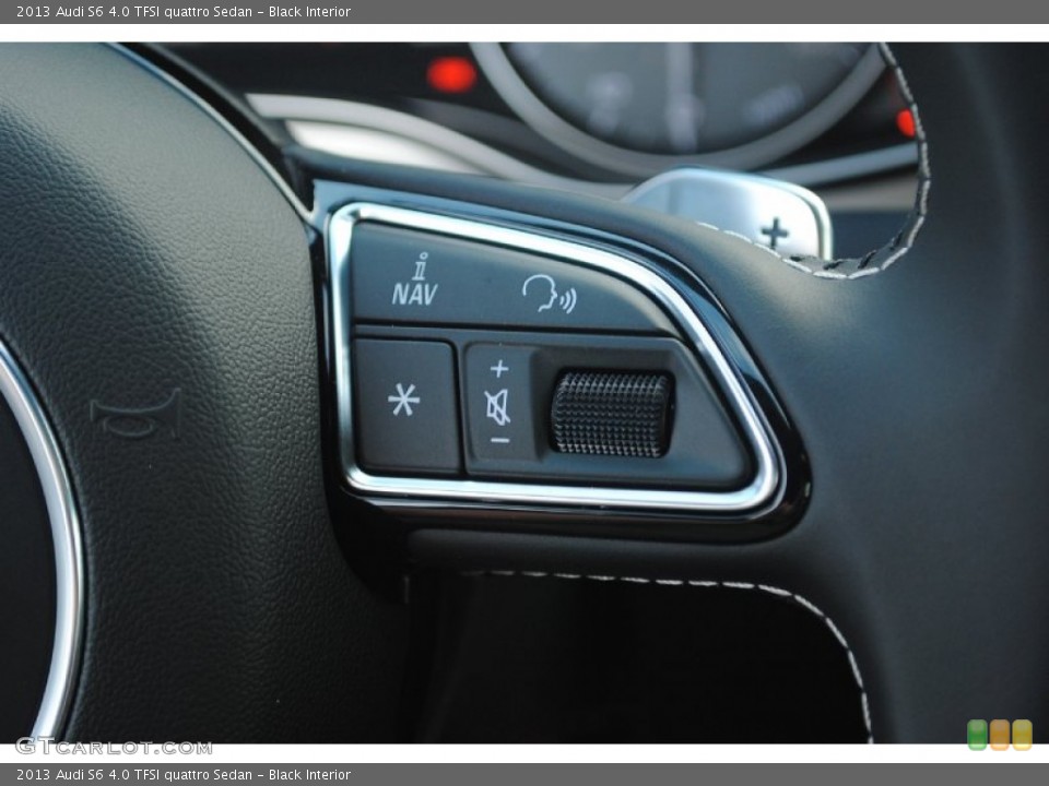 Black Interior Controls for the 2013 Audi S6 4.0 TFSI quattro Sedan #81699798