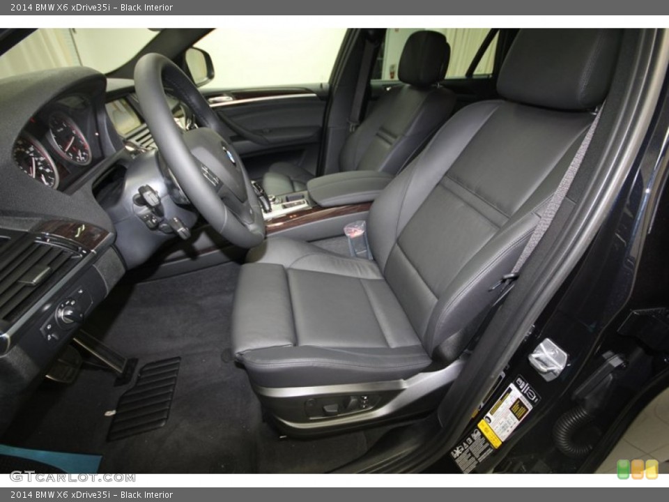 Black Interior Front Seat for the 2014 BMW X6 xDrive35i #81702987