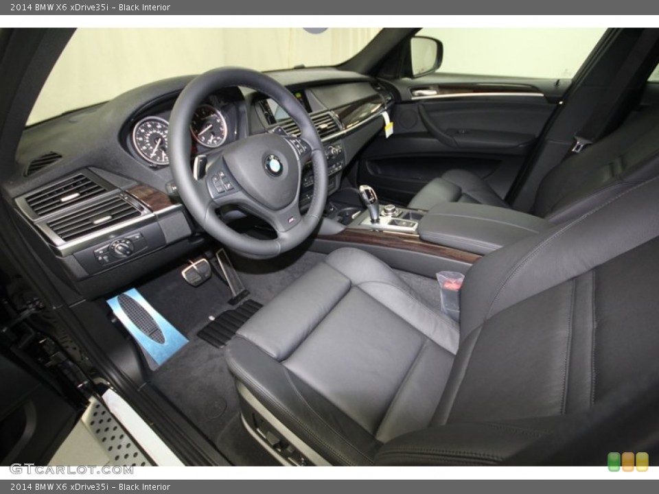 Black Interior Prime Interior for the 2014 BMW X6 xDrive35i #81703158