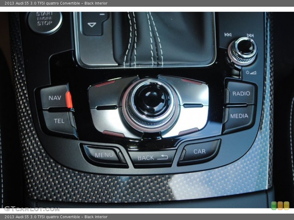 Black Interior Controls for the 2013 Audi S5 3.0 TFSI quattro Convertible #81703205